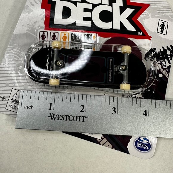 Tech Deck Girl Skateboard Company Common Black Skateboard Fingerboard New - Picture 9 of 11